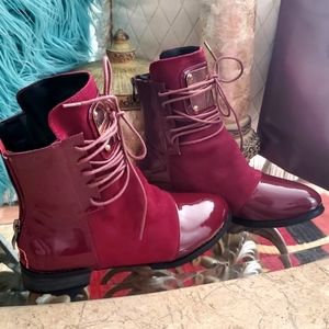 Burgundy Boots